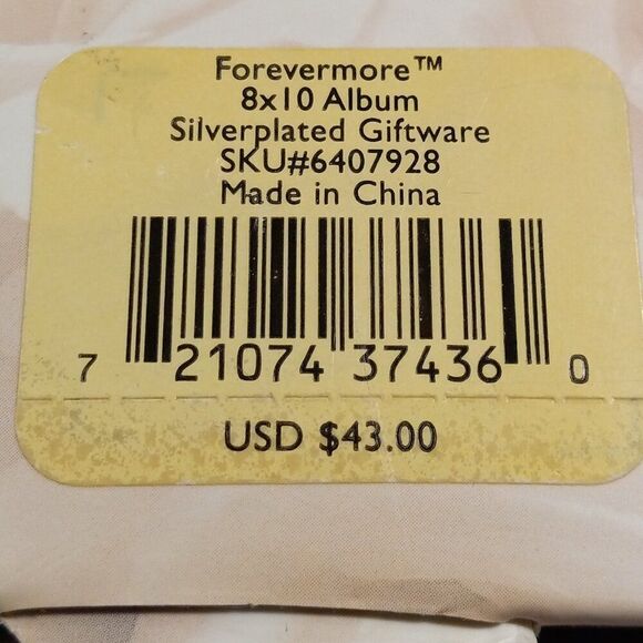 Lenox Forevermore Album 8 X 10 Silverplated Giftware SKU#6407928 Wedding - Picture 4 of 8